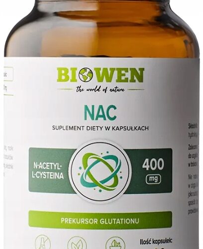 BIOWEN NAC 400 mg N-ACETYLO L-CYSTEINA odporność 100 kaps.
