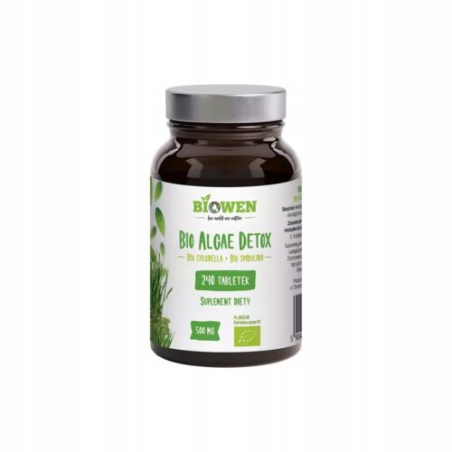 BIOWEN Bio Algae Detox chlorella spirulina 240 tabletek