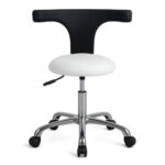 MEDIZIO Okrągły taboret medyczny z anatomicznym oparciem „U”