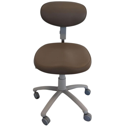 MEDIZIO Krzesło profilowane z oparciem brązowe